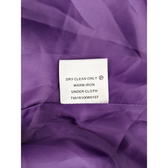 Wayne By Wayne Cooper Womens Dress Size 10 Purple Lined Strapless A-Line NEW - Picture 8 of 8